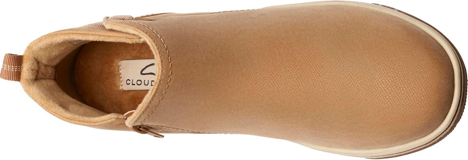 imageClarks Womens Breeze Derby CloudSteppers Lightweight Ankle BootiesCamel Textile