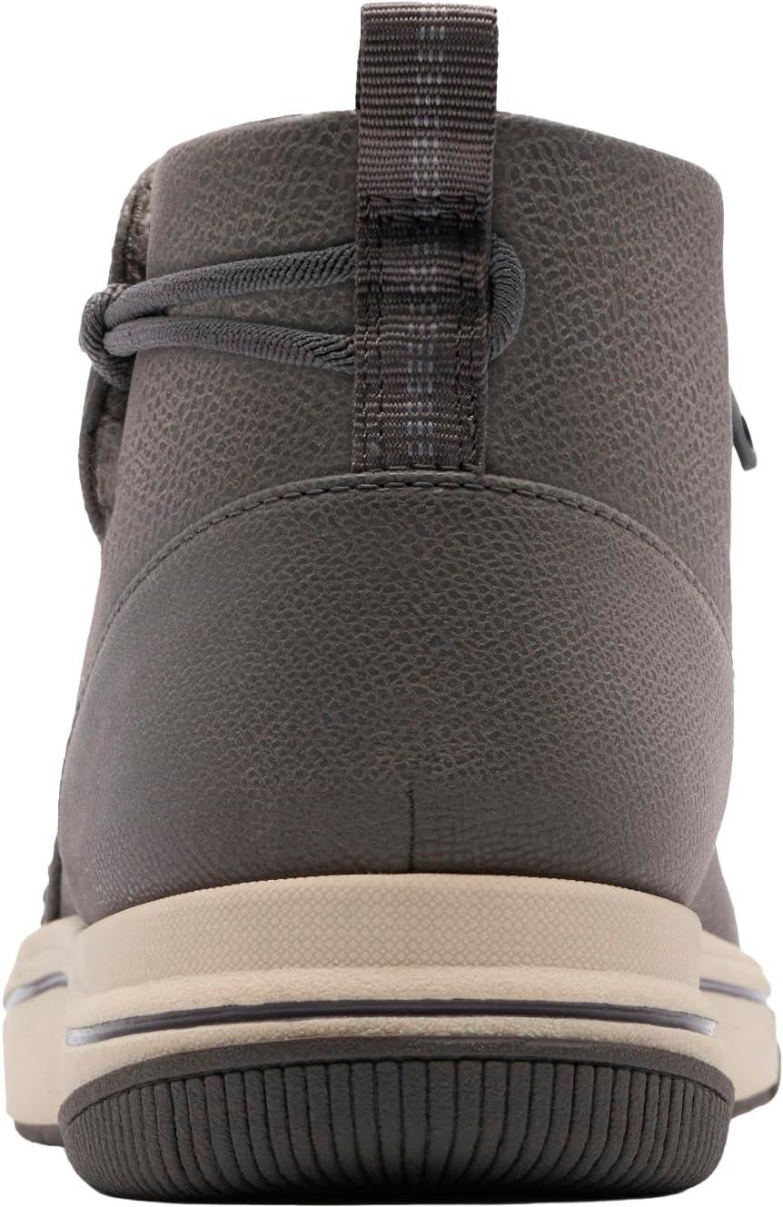 imageClarks Womens Breeze Derby CloudSteppers Lightweight Ankle BootiesDark Grey Textile