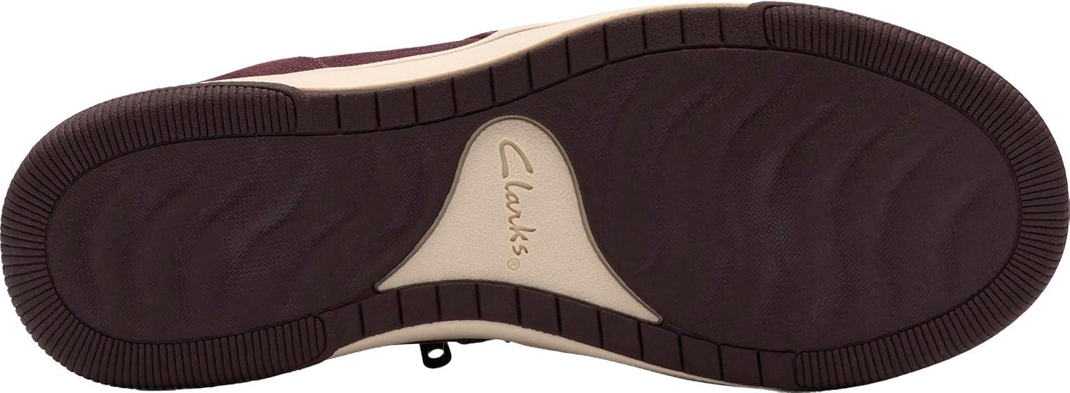 imageClarks Womens Breeze Derby CloudSteppers Lightweight Ankle BootiesMerlot Textile