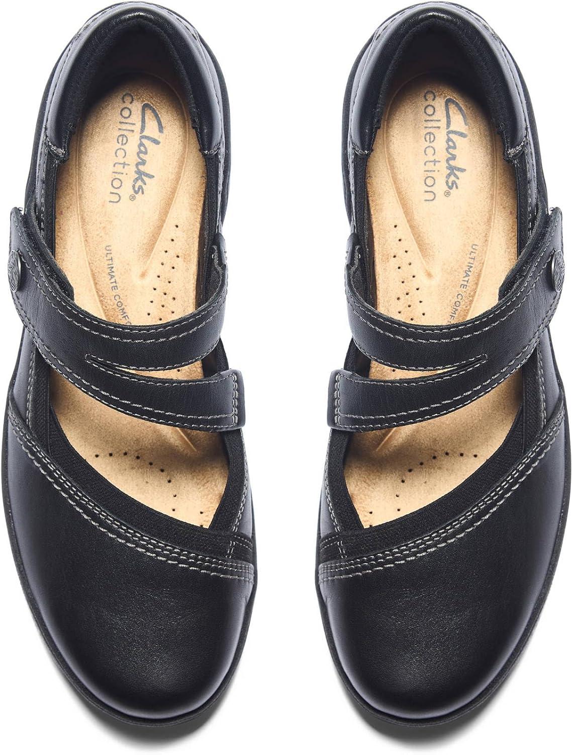 imageClarks Womens Bryianne JaneyBlack Leather