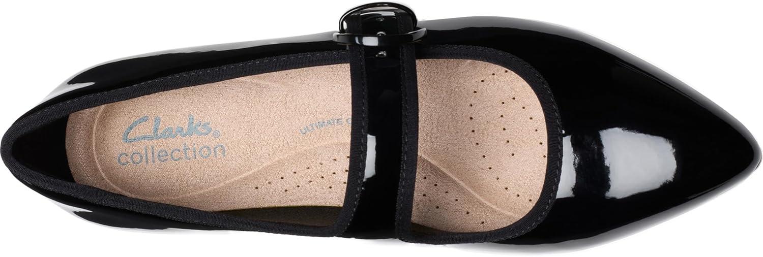 imageClarks Womens Natalyn MayBlack Patent Synthetic