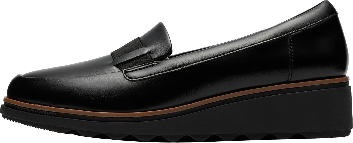 imageClarks Womens Sharon PaceBlack Leather 1