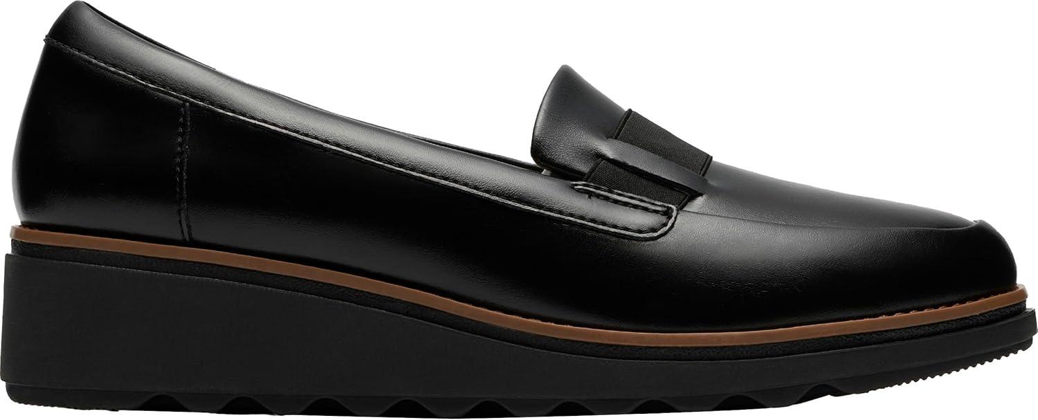 imageClarks Womens Sharon PaceBlack Leather 1