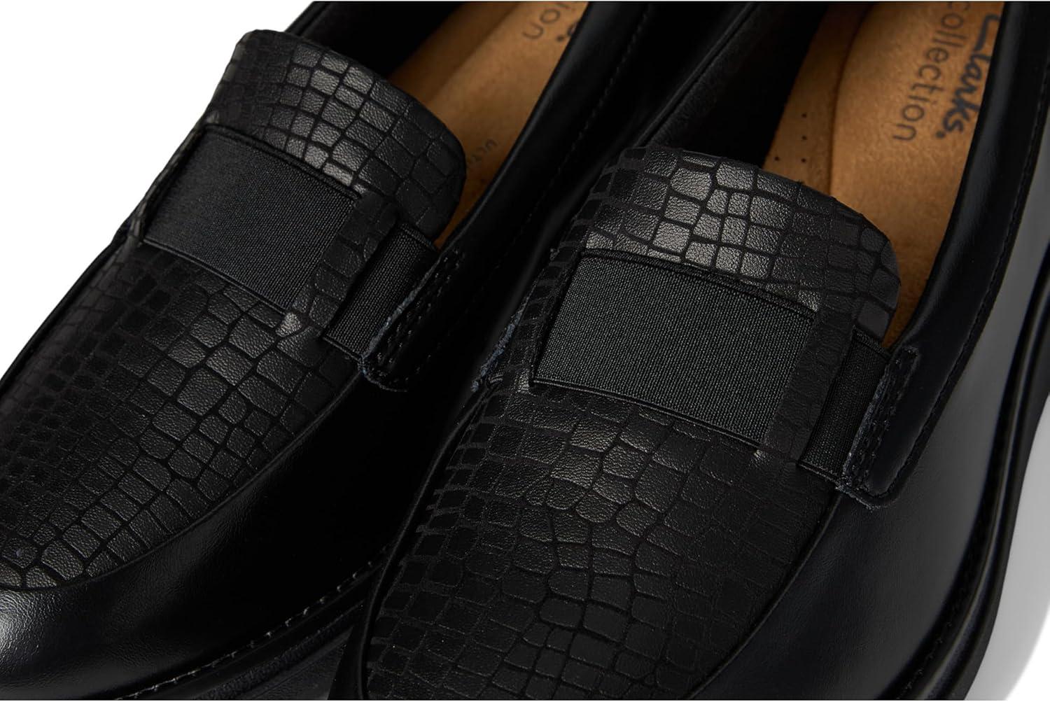 imageClarks Womens Sharon PaceBlack Leather