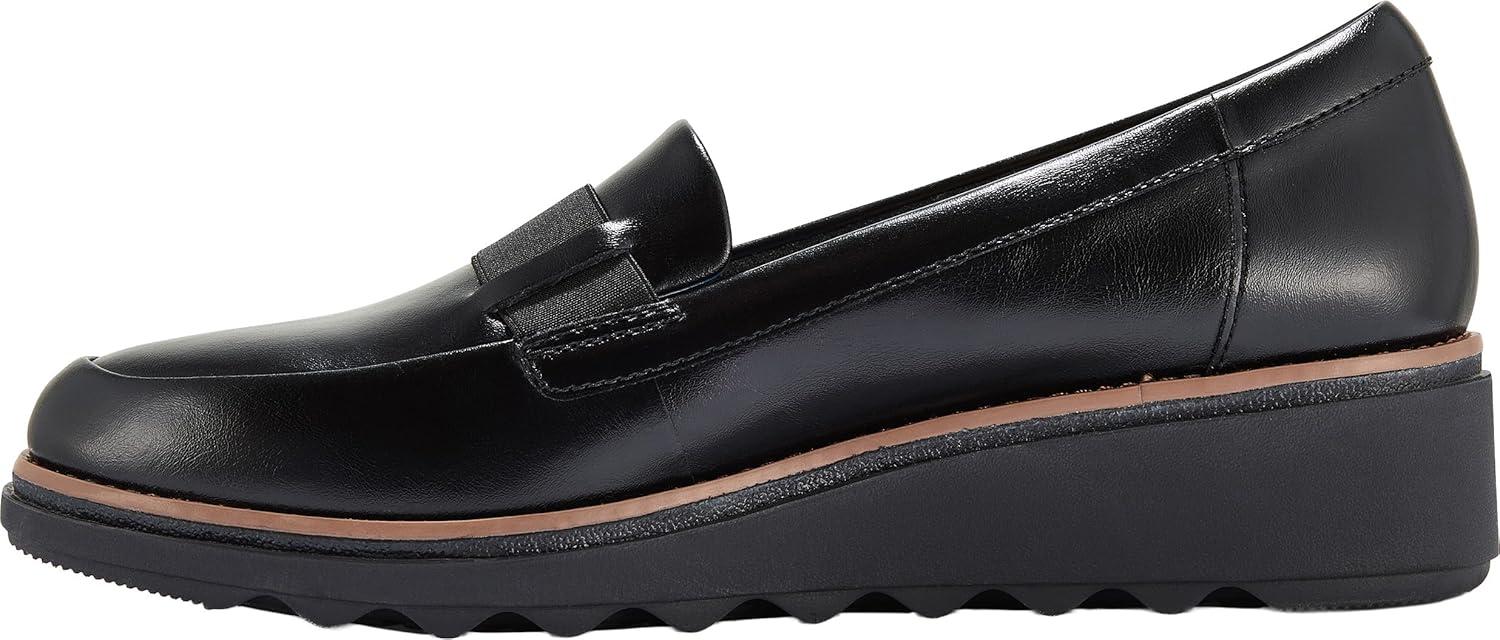 imageClarks Womens Sharon PaceBlack Leather