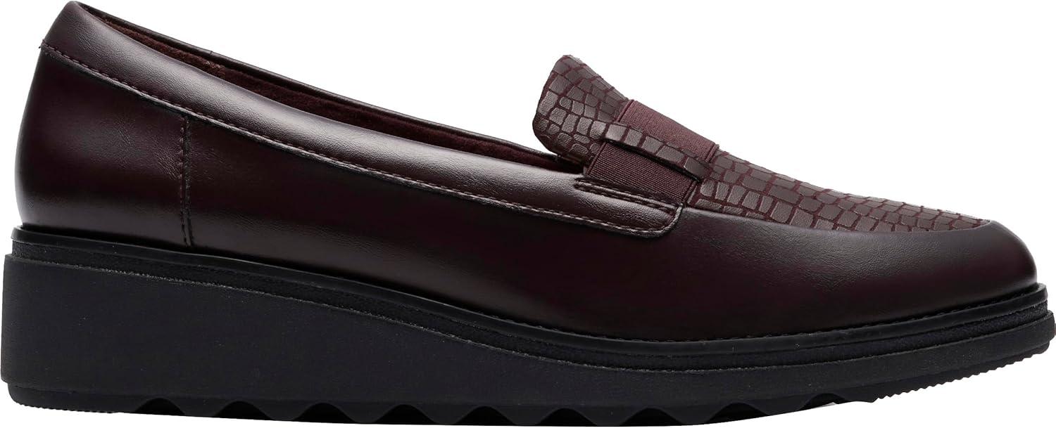 imageClarks Womens Sharon PaceMerlot Leather