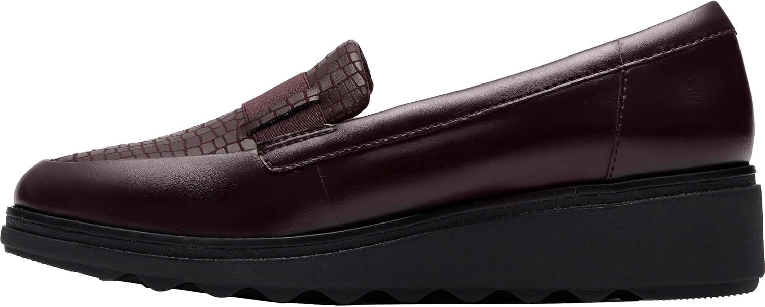 imageClarks Womens Sharon PaceMerlot Leather
