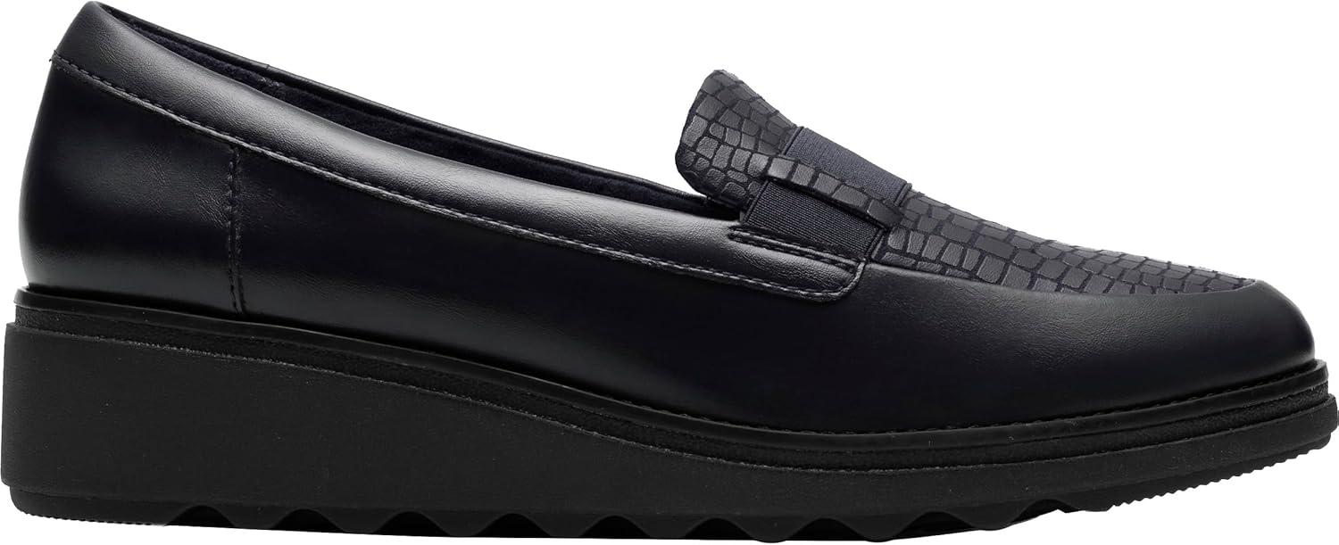 imageClarks Womens Sharon PaceNavy Leather