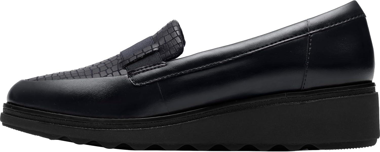 imageClarks Womens Sharon PaceNavy Leather