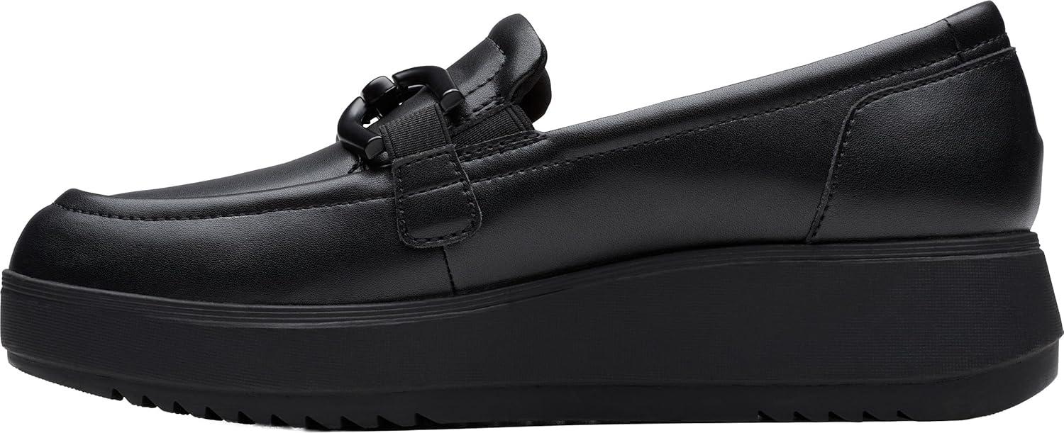 imageClarks Womens Zylah Top LoaferBlack Leather