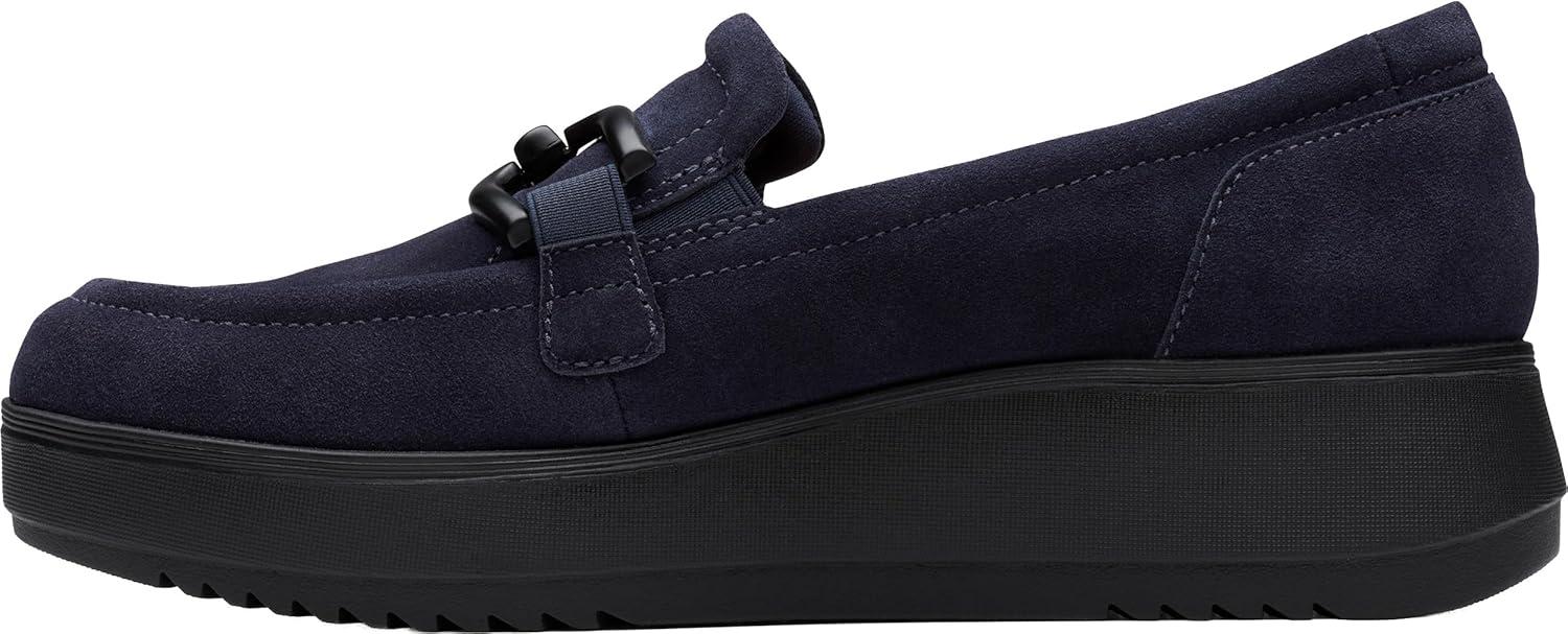 imageClarks Womens Zylah Top LoaferNavy Suede