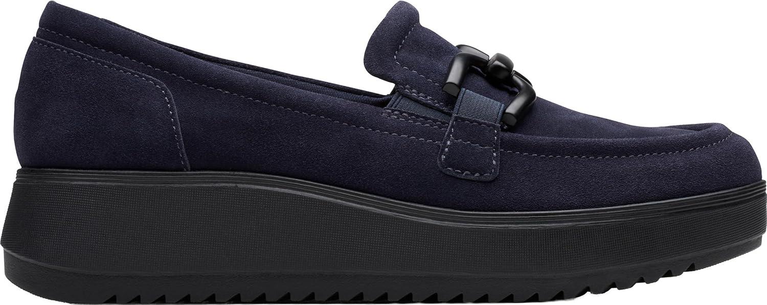 imageClarks Womens Zylah Top LoaferNavy Suede