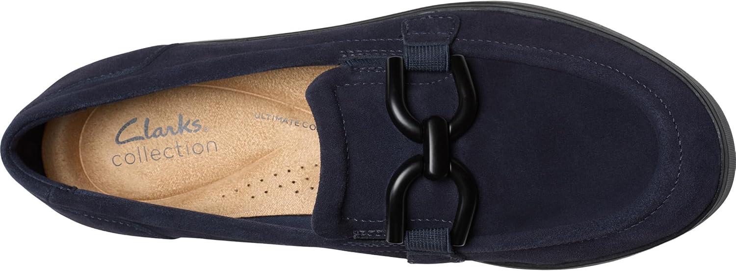 imageClarks Womens Zylah Top LoaferNavy Suede