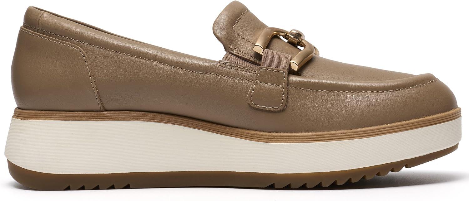 imageClarks Womens Zylah Top LoaferTaupe Leather