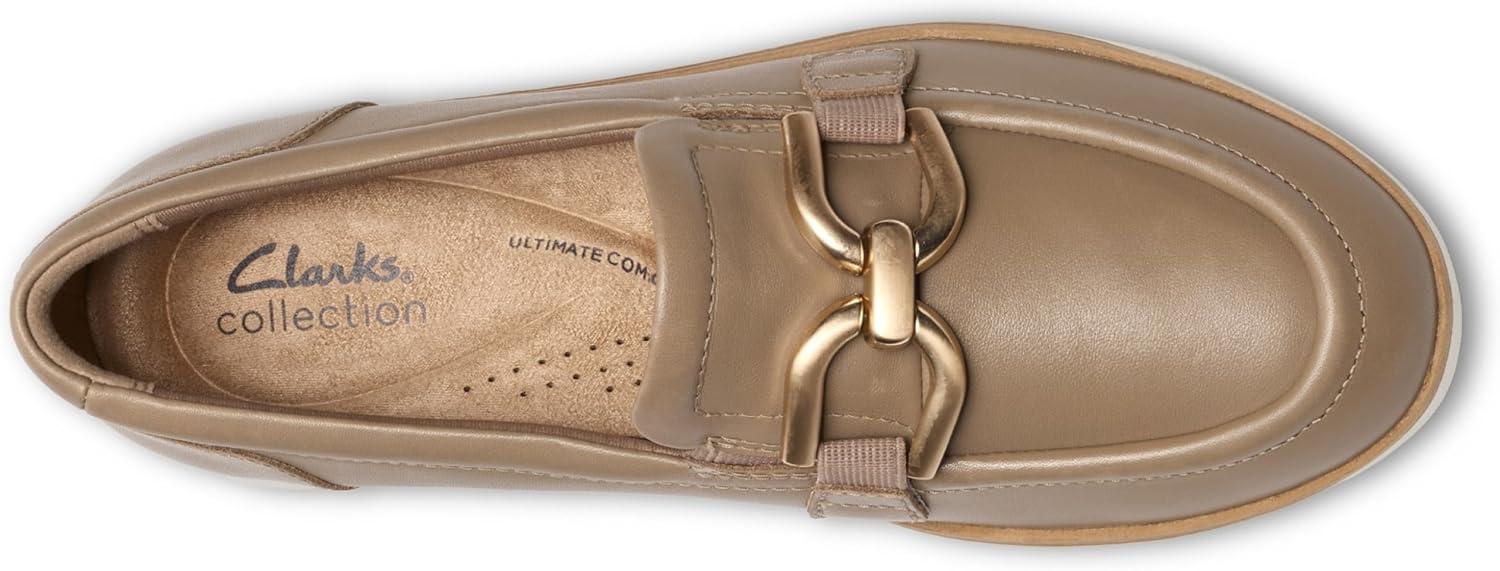 imageClarks Womens Zylah Top LoaferTaupe Leather
