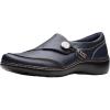 Navy Tumbled Leather