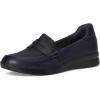 Navy Leather