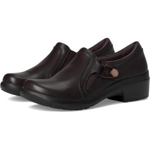 Clarks Womens Angie Holly(Chocolate Leather)