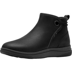 Clarks Women’s Breeze Derby CloudSteppers Lightweight Ankle Booties(Black Textile)