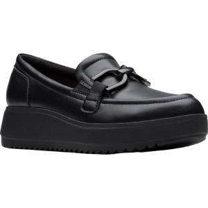 Clarks Women’s Zylah Top Loafer(Black Leather)