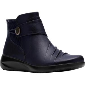 Clarks womens Kaetlyn Sara(Navy Leather)