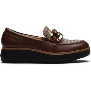 Clarks Women’s Zylah May Loafer(British Tan Combi Leather)