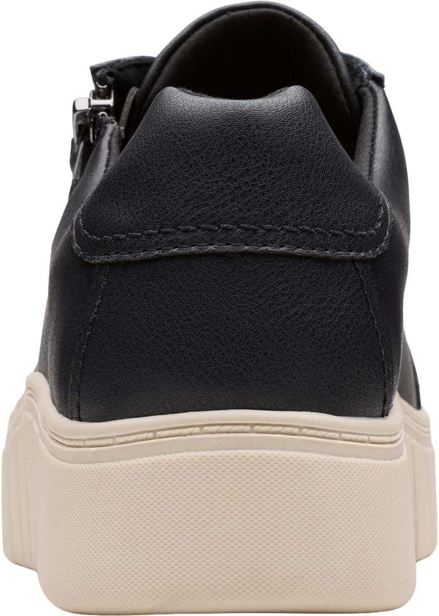 imageClarks Womens Mykah Joy Platform Fashion SneakerBlack Leather