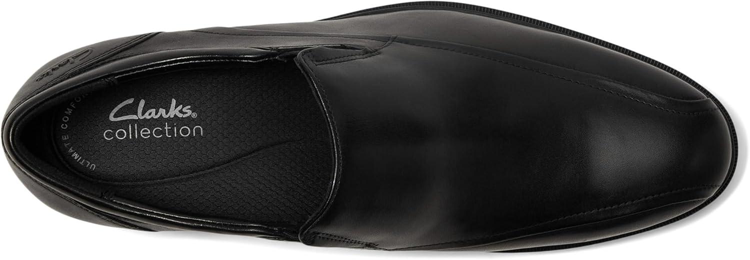 imageClarks Mens Steadwell Step Leather SlipOn LoaferBlack Leather