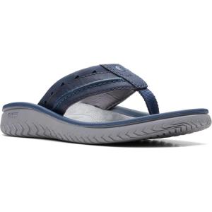 Clarks Wesley Post, Men’s Flip-Flop(Navy Synthetic)