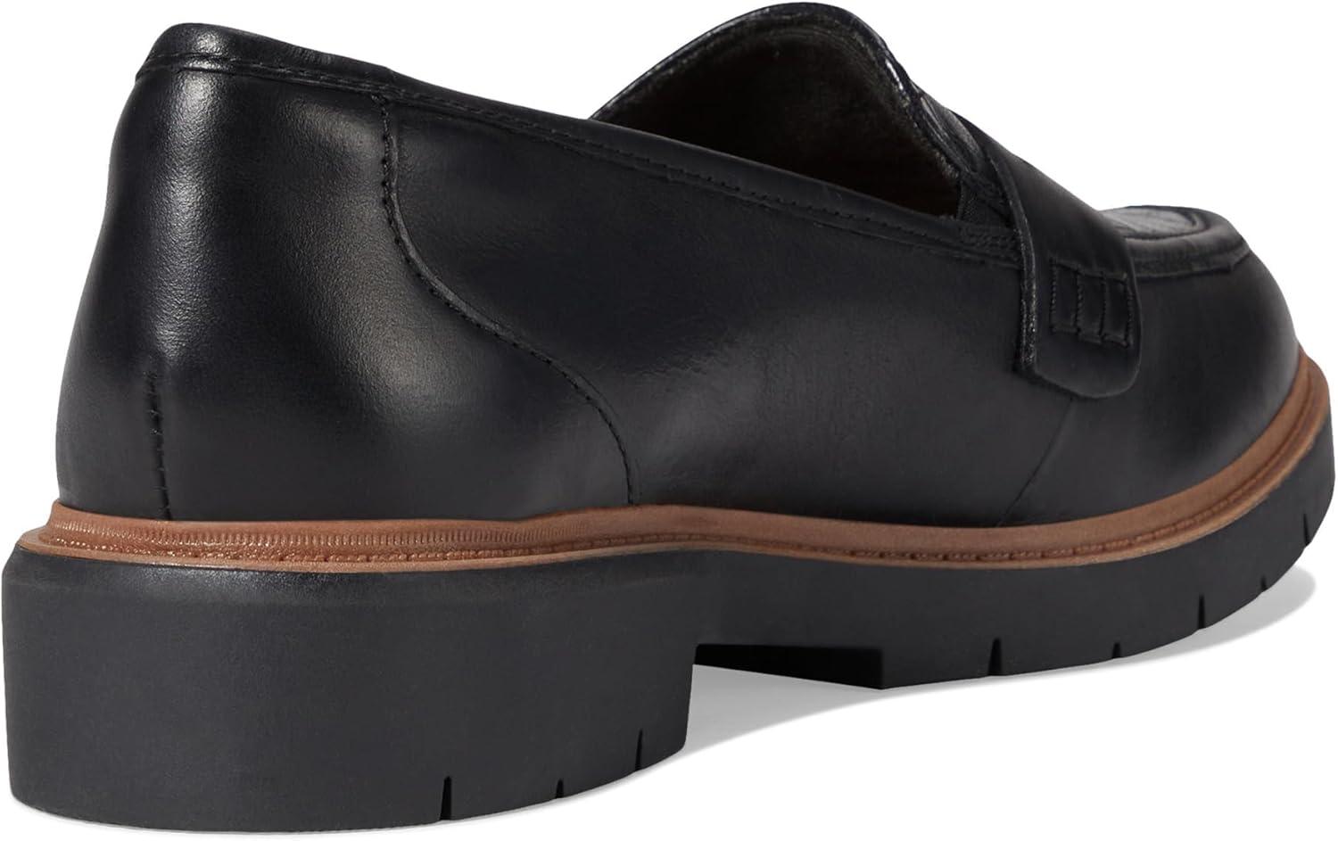 imageClarks Womens Westlynn Ayla LoafersBlack Leather