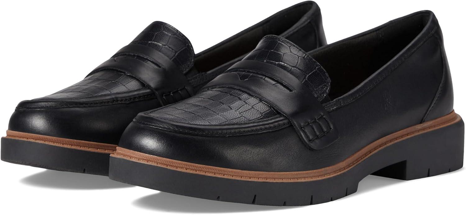 imageClarks Womens Westlynn Ayla LoafersBlack Leather
