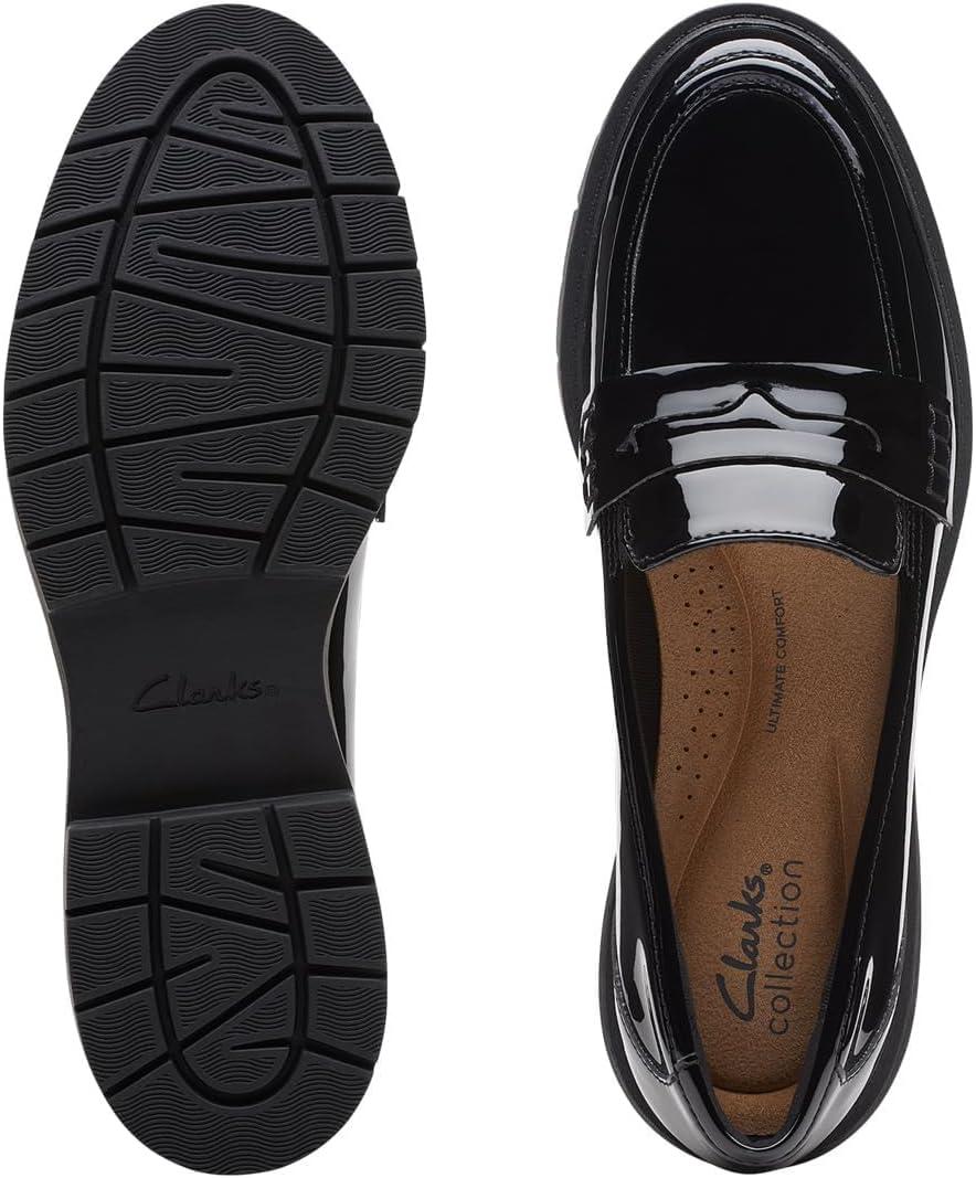 imageClarks Womens Westlynn Ayla LoafersBlack Patent