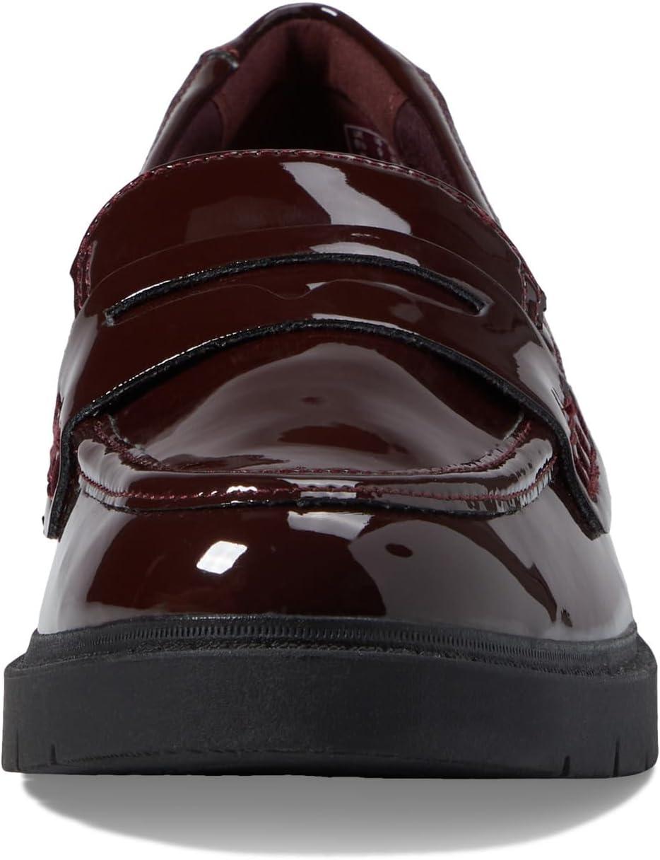 imageClarks Womens Westlynn Ayla LoafersBurgundy Patent