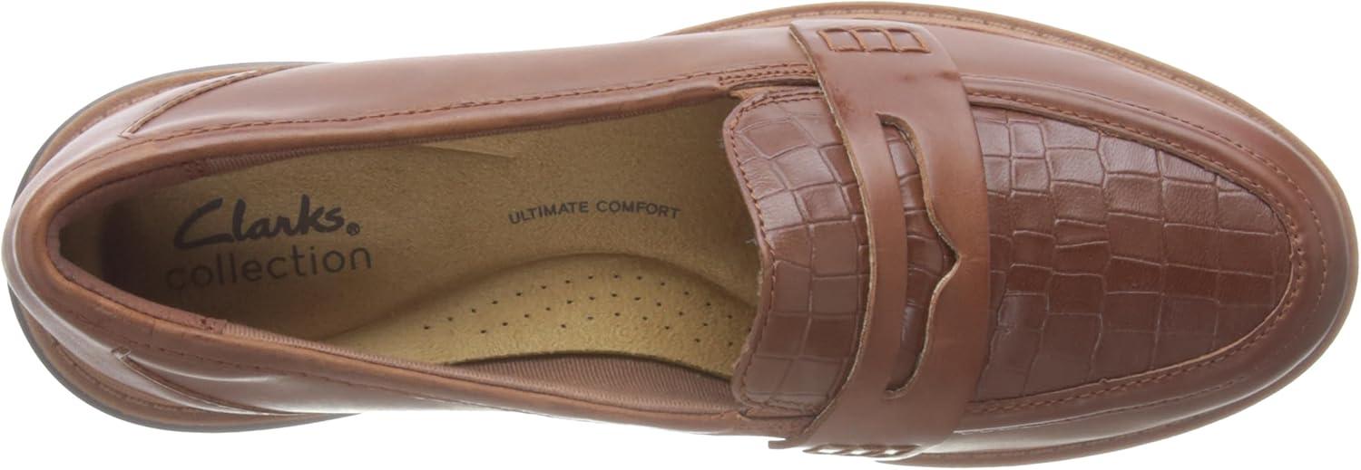 imageClarks Womens Westlynn Ayla LoafersTan Leather