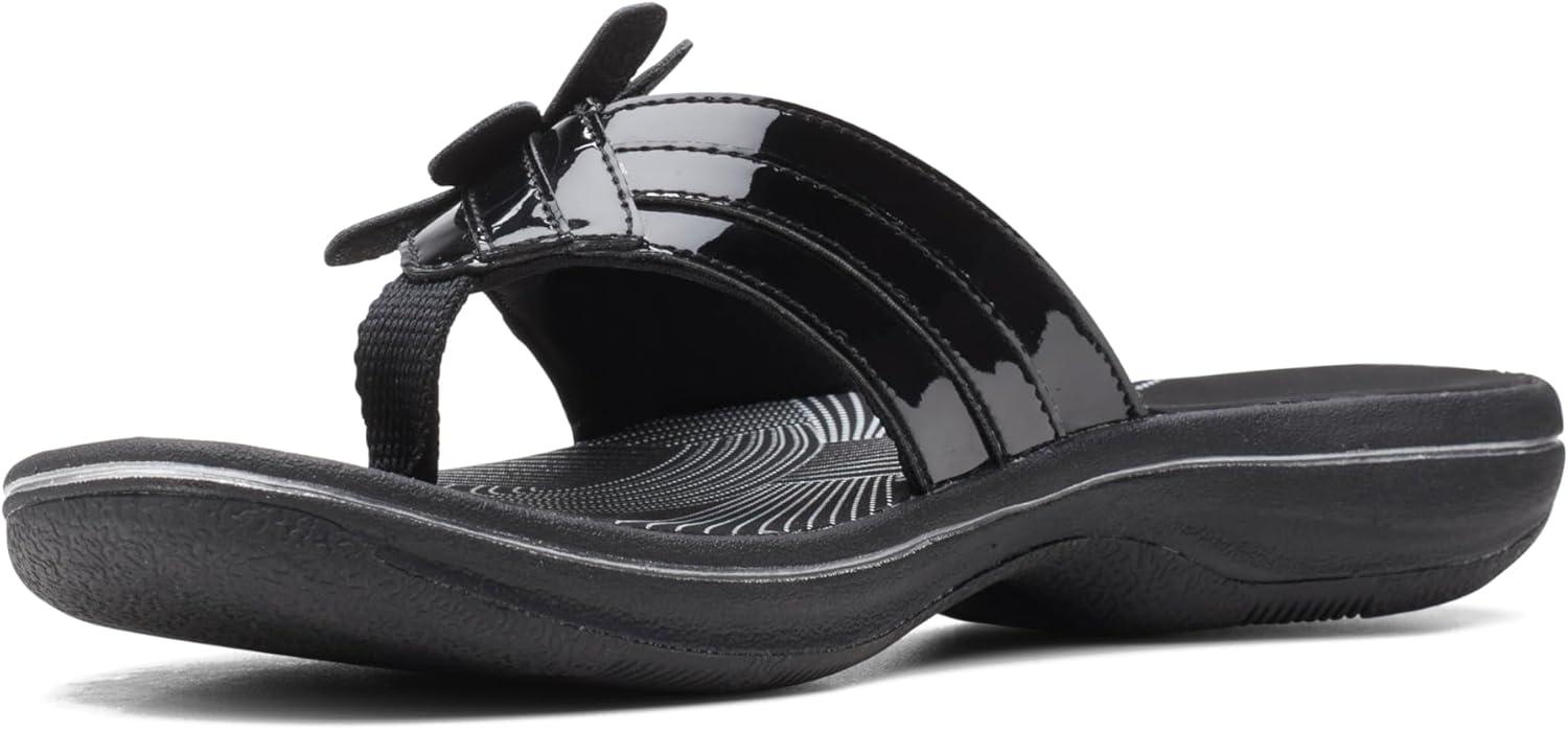 imageClarks unisexadult BrinkleyflorahBlack Patent