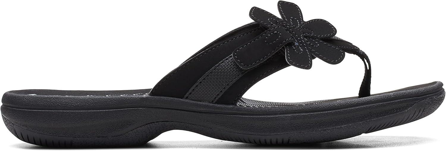 imageClarks unisexadult BrinkleyflorahBlack Synthetic