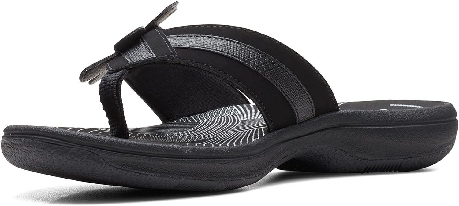 imageClarks unisexadult BrinkleyflorahBlack Synthetic
