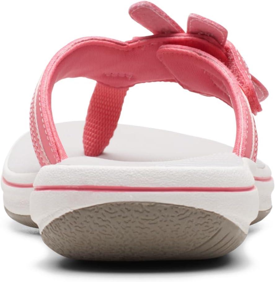 imageClarks unisexadult BrinkleyflorahBright Coral Synthetic