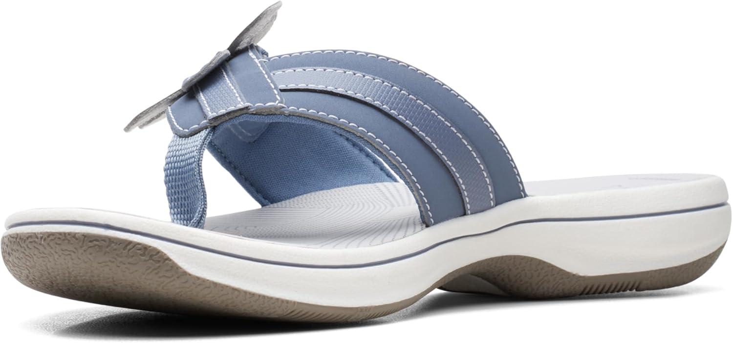 imageClarks unisexadult BrinkleyflorahDenim Blue Synthetic