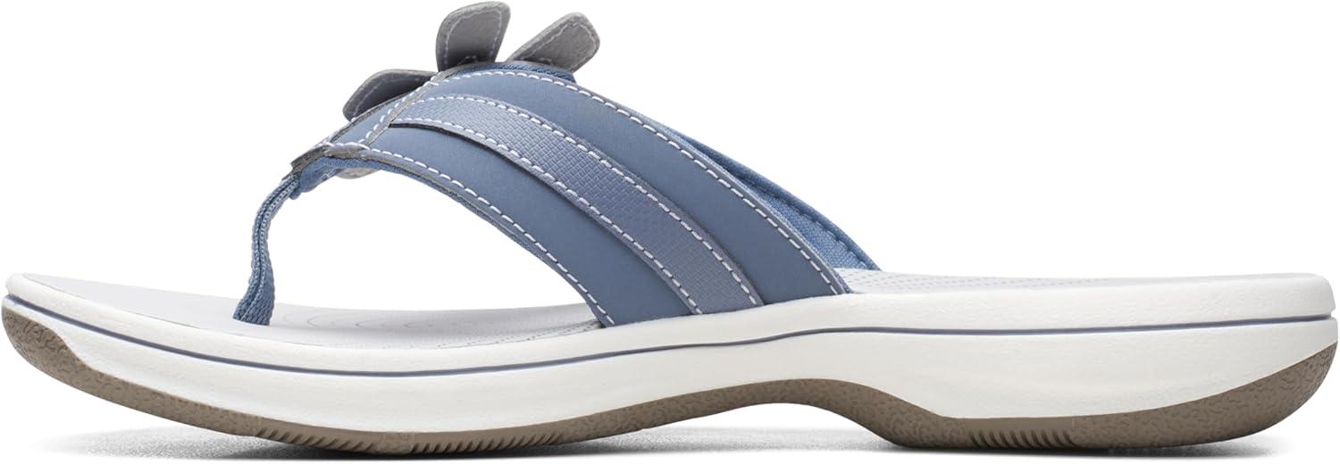 imageClarks unisexadult BrinkleyflorahDenim Blue Synthetic