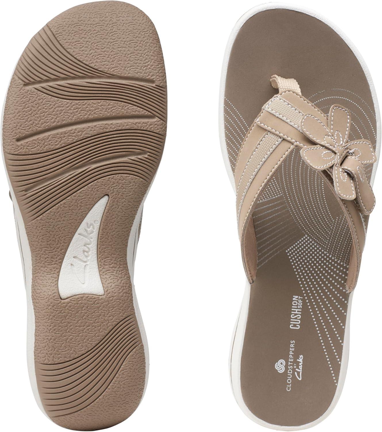 imageClarks unisexadult BrinkleyflorahTaupe Synthetic