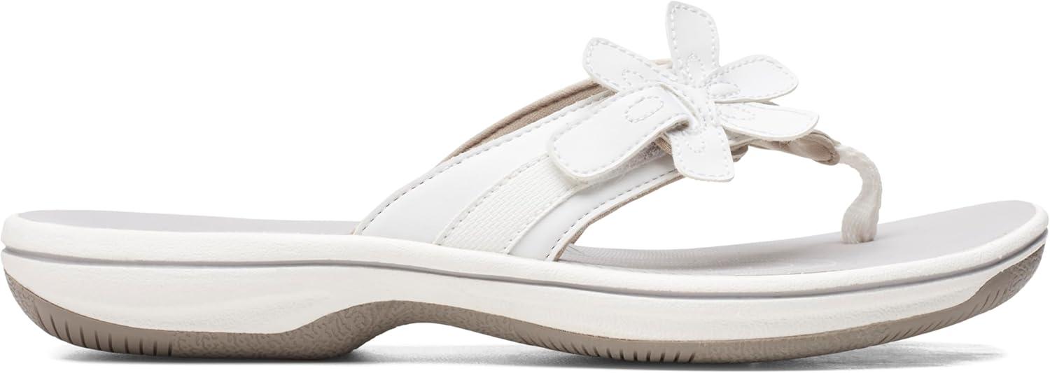 imageClarks unisexadult BrinkleyflorahWhite