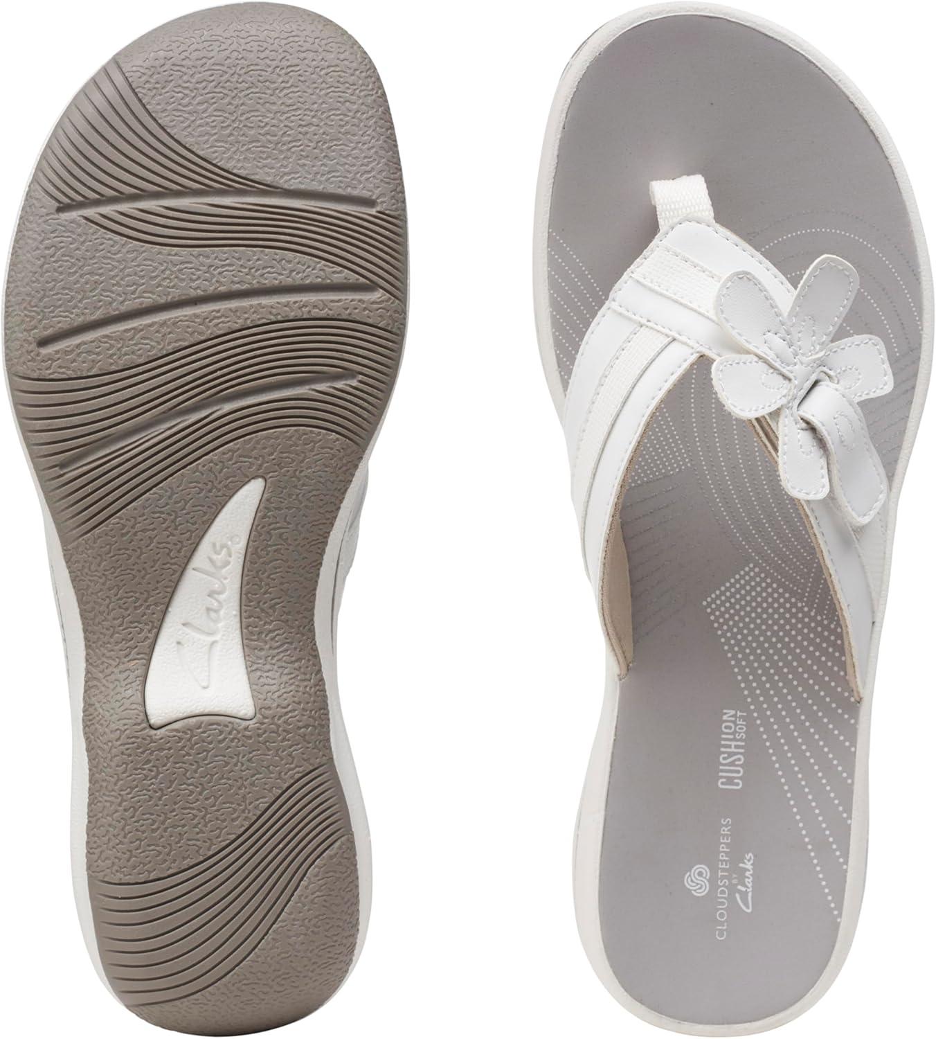 imageClarks unisexadult BrinkleyflorahWhite