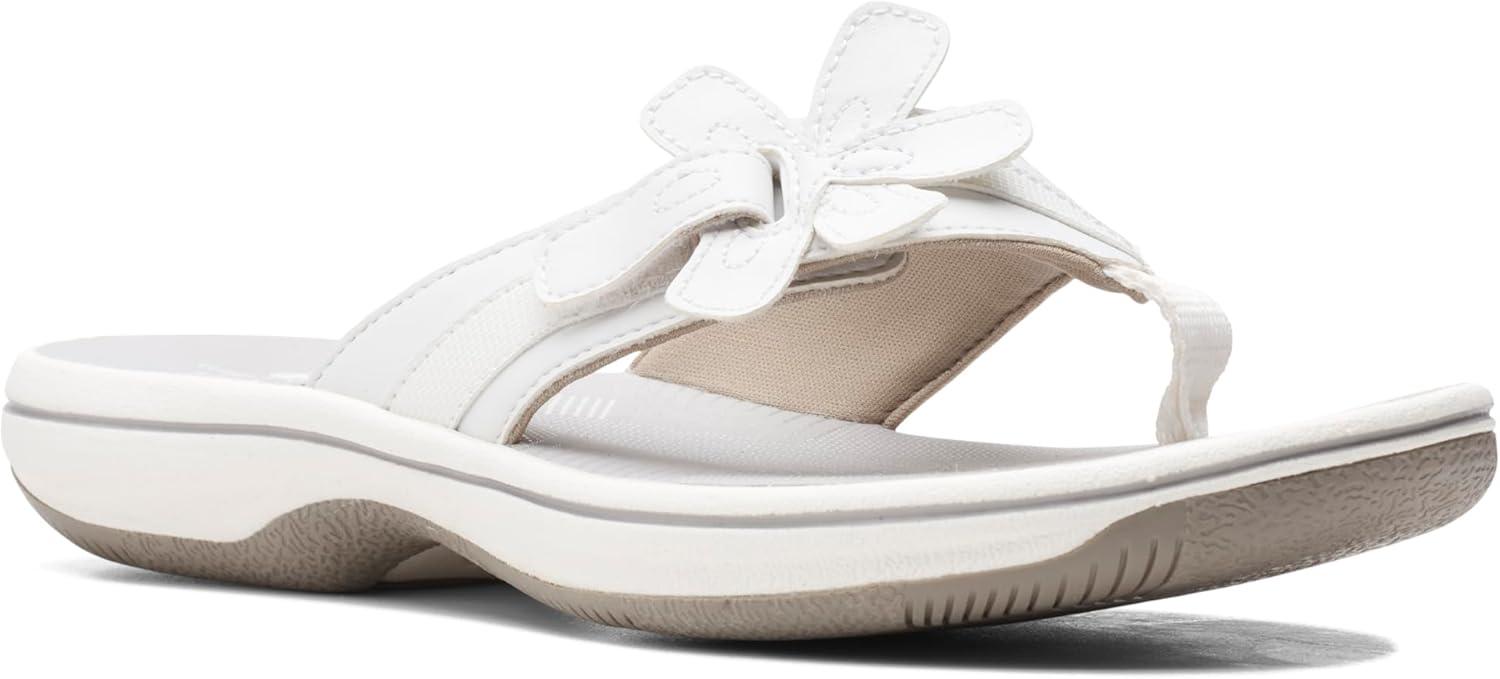 imageClarks unisexadult BrinkleyflorahWhite