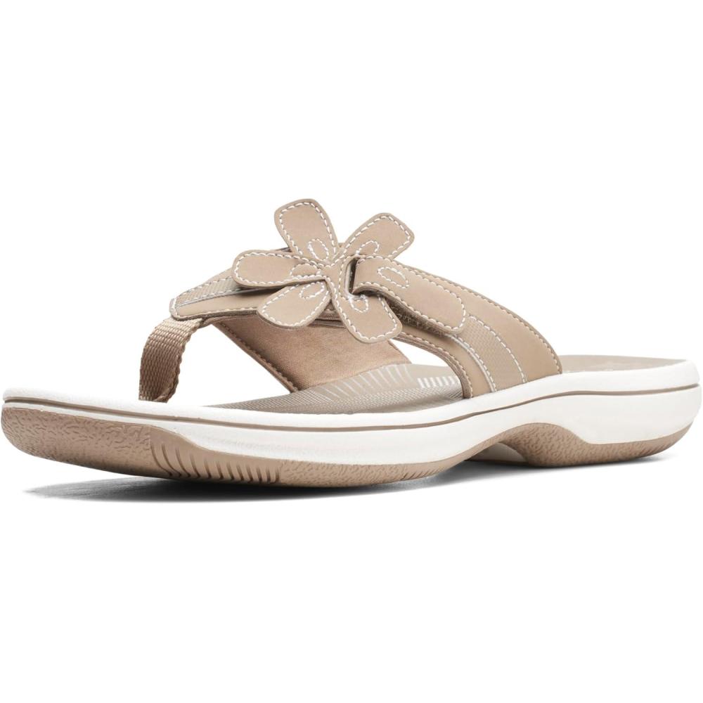 imageClarks unisexadult BrinkleyflorahTaupe Synthetic
