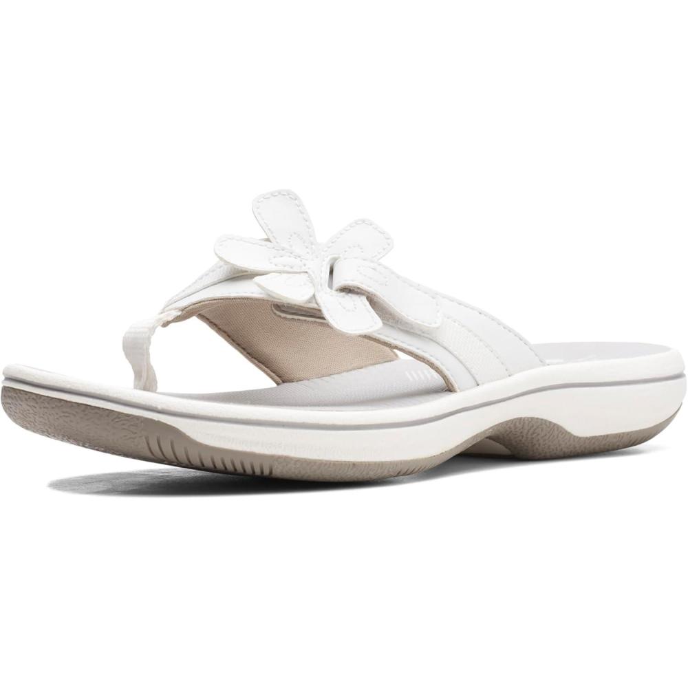 imageClarks unisexadult BrinkleyflorahWhite