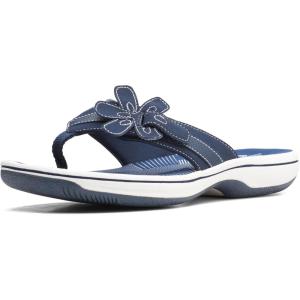 Clarks unisex-adult Brinkleyflorah(Navy)
