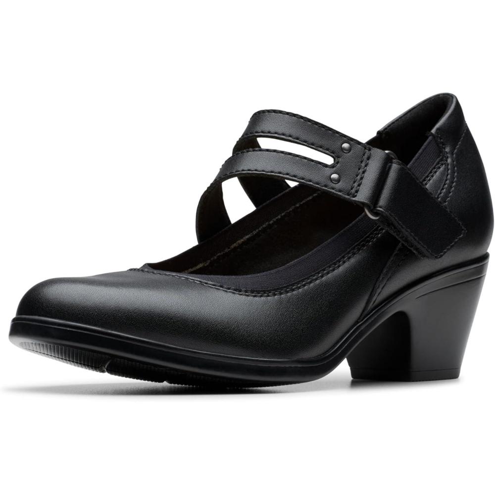 imageClarks Womens Emily 2 JannaBlack Leather