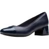 Navy Leather