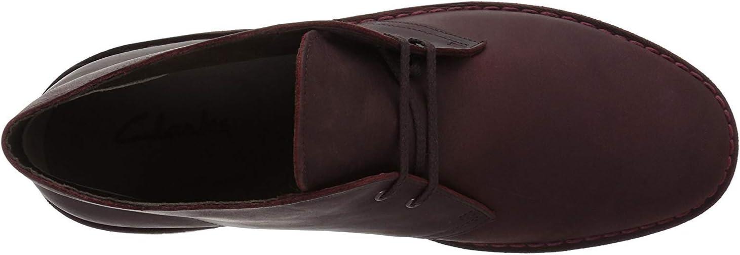 imageClarks Mens Bushacre 2 Chukka BootWine Skin Eggplant